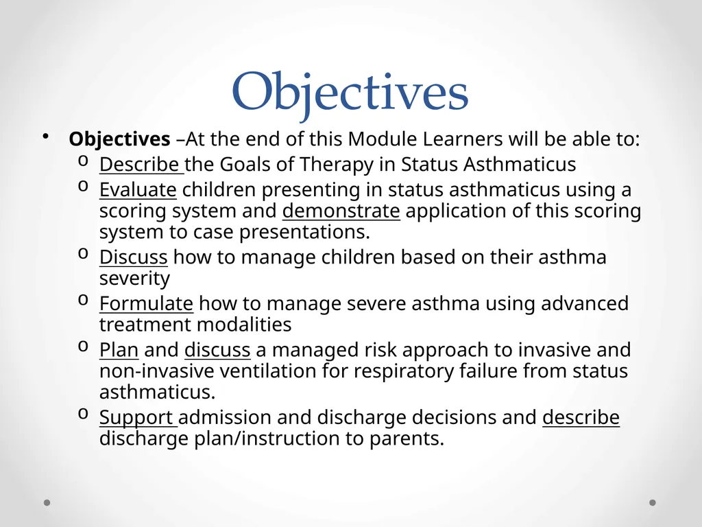 Status Asthmaticus in the Pediatric Emergency - slide 2 of 66