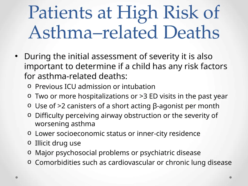 Status Asthmaticus in the Pediatric Emergency - slide 14 of 66