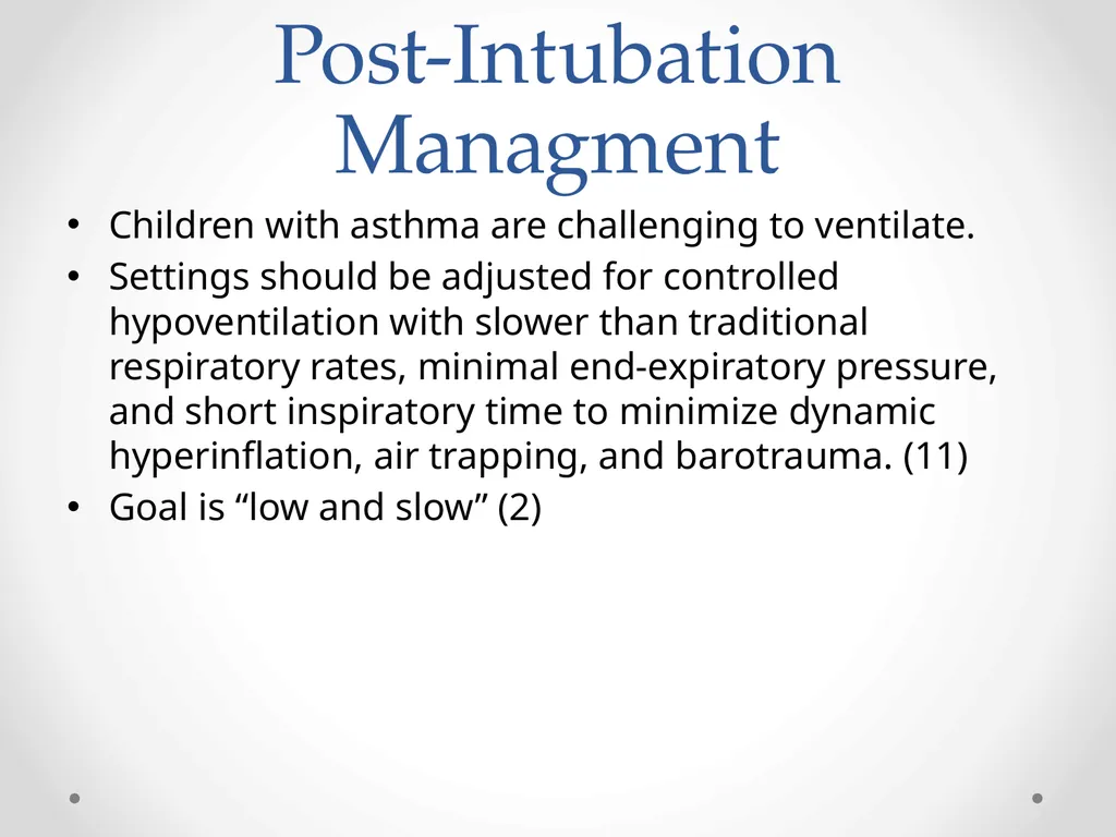 Status Asthmaticus in the Pediatric Emergency - slide 53 of 66