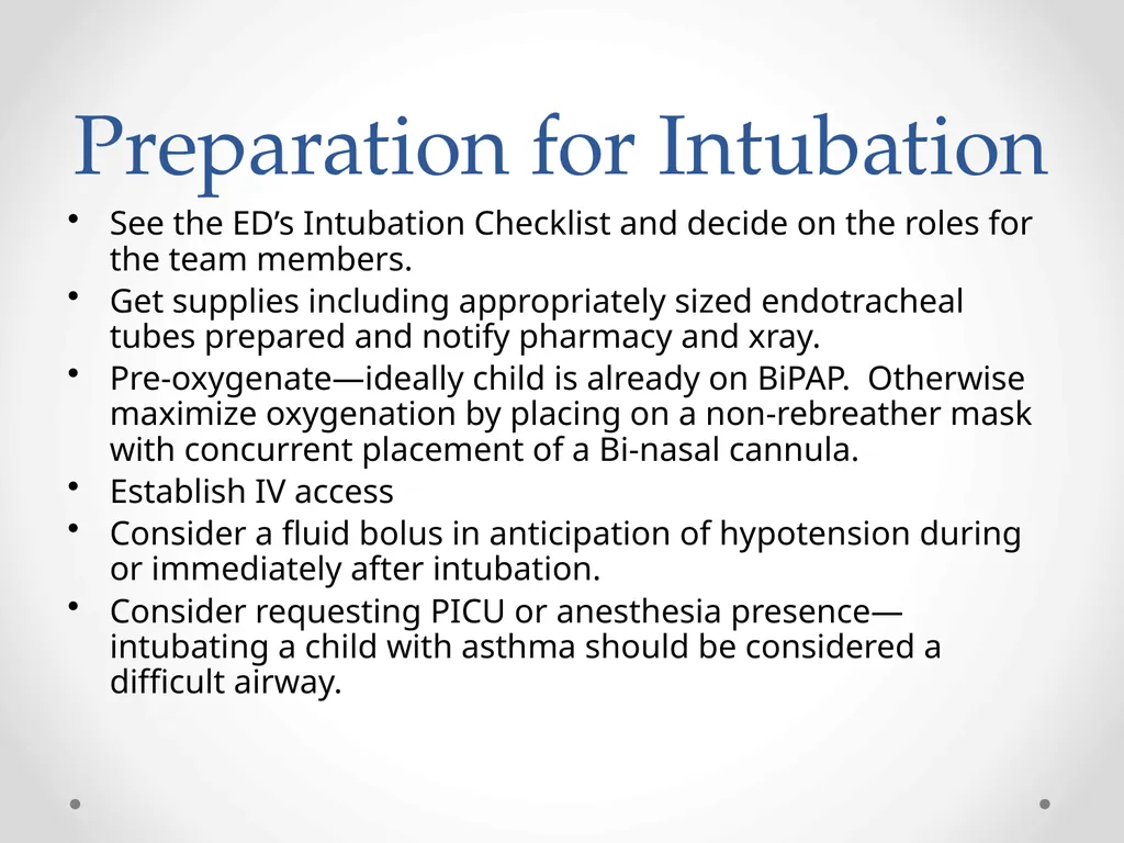 Status Asthmaticus in the Pediatric Emergency - slide 49 of 66