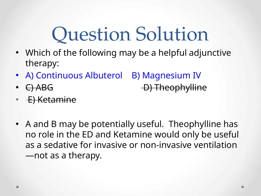 Status Asthmaticus in the Pediatric Emergency - slide 42 of 66
