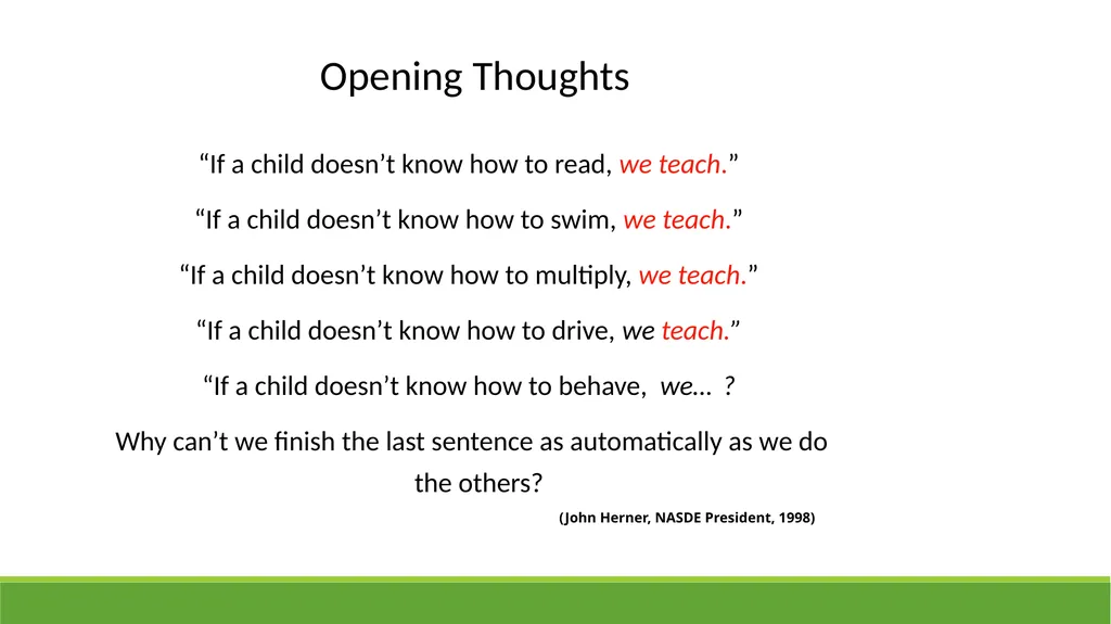 School-Wide Positive Behavior Interventions and - slide 2 of 38