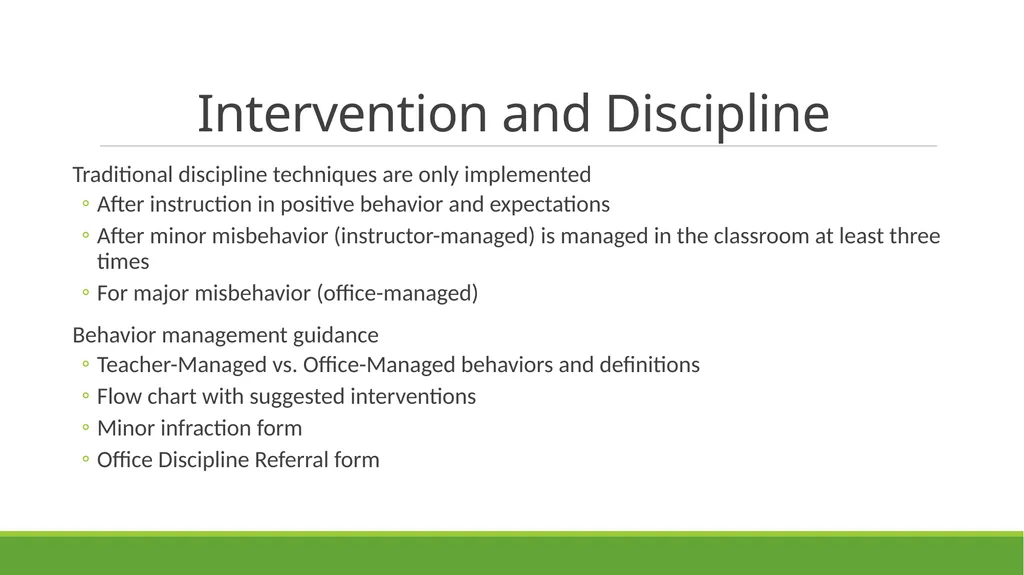 School-Wide Positive Behavior Interventions and - slide 30 of 38