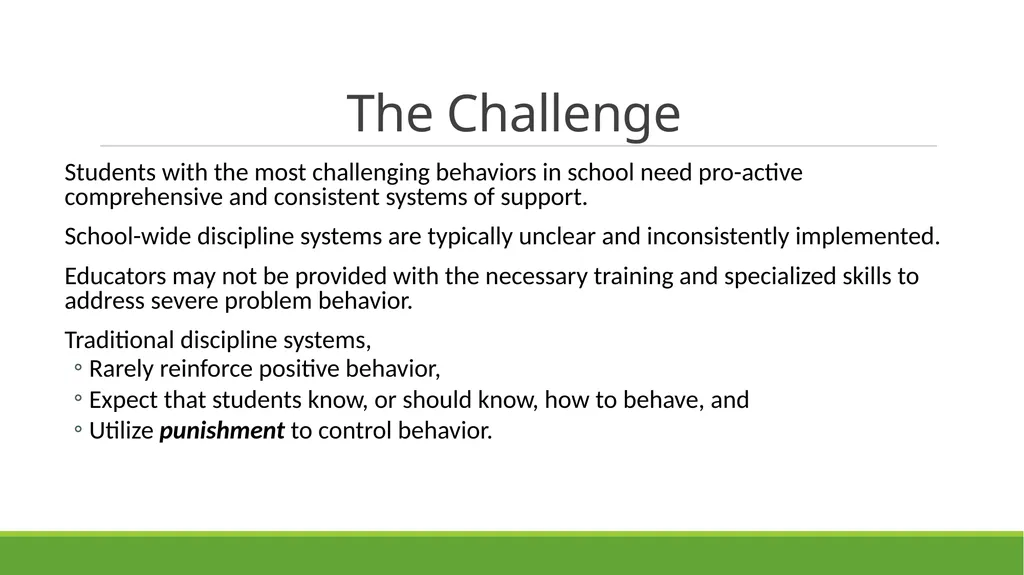 School-Wide Positive Behavior Interventions and - slide 3 of 38
