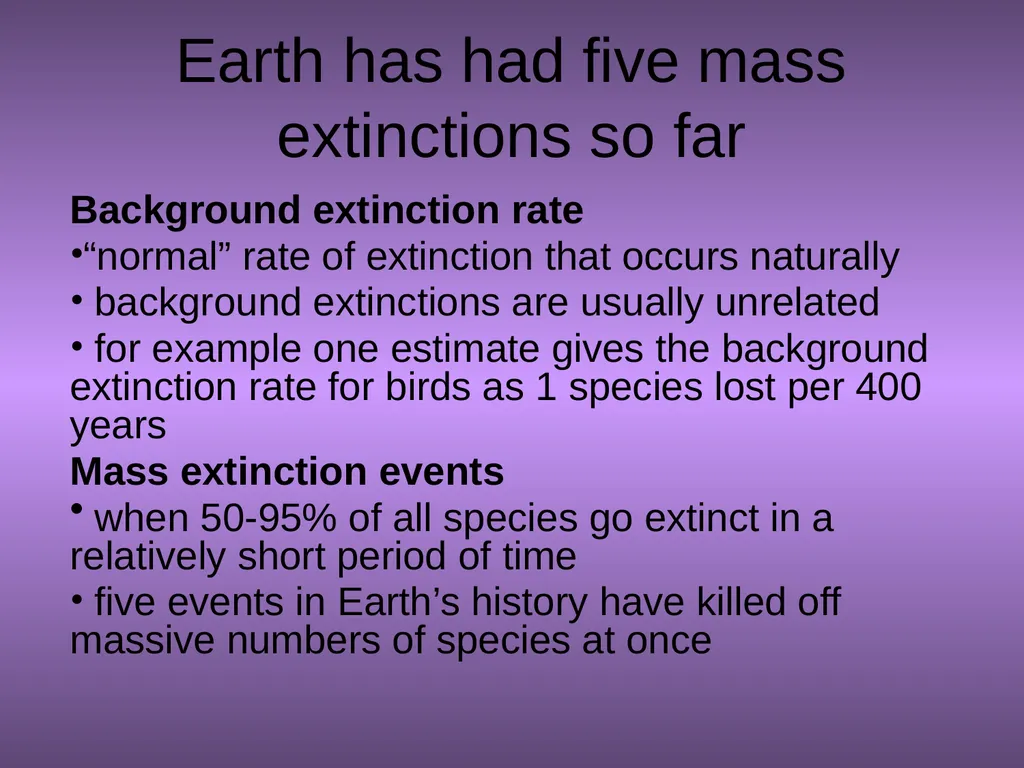 Chapter 10 Biodiversity 10.1 What is biodiversity? - slide 13 of 41