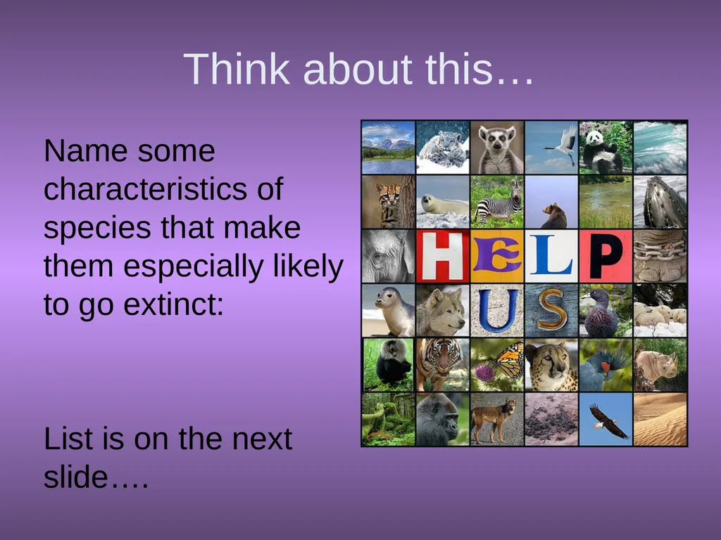 Chapter 10 Biodiversity 10.1 What is biodiversity? - slide 17 of 41