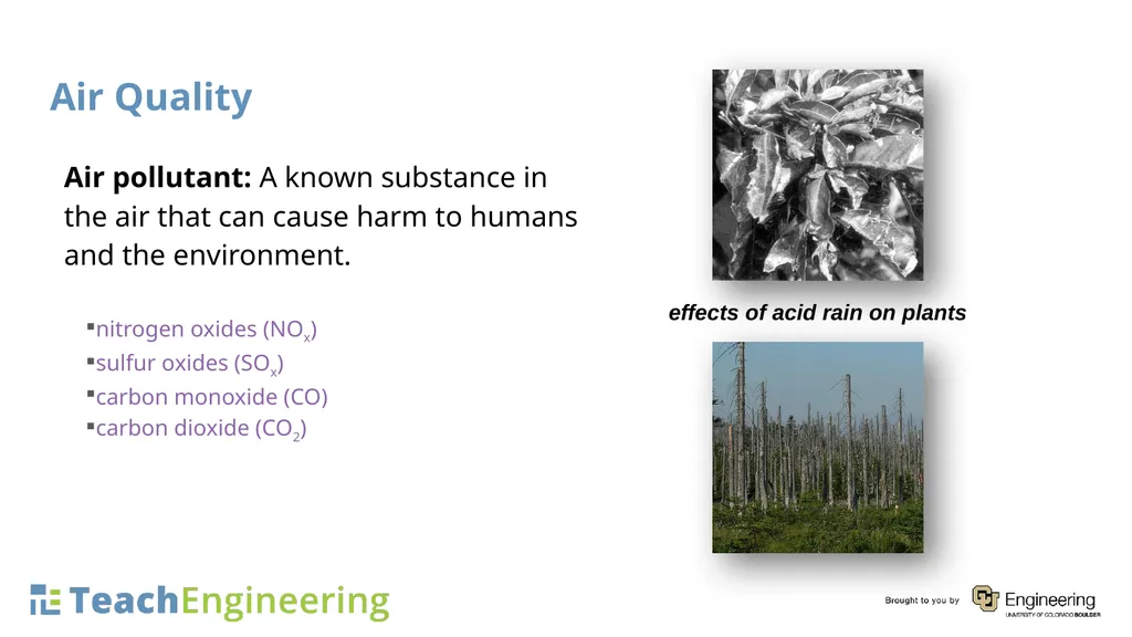 INTRODUCTION TO ENVIRONMENTAL ENGINEERING What is - slide 7 of 13