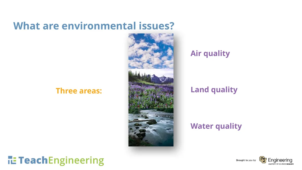 INTRODUCTION TO ENVIRONMENTAL ENGINEERING What is - slide 4 of 13