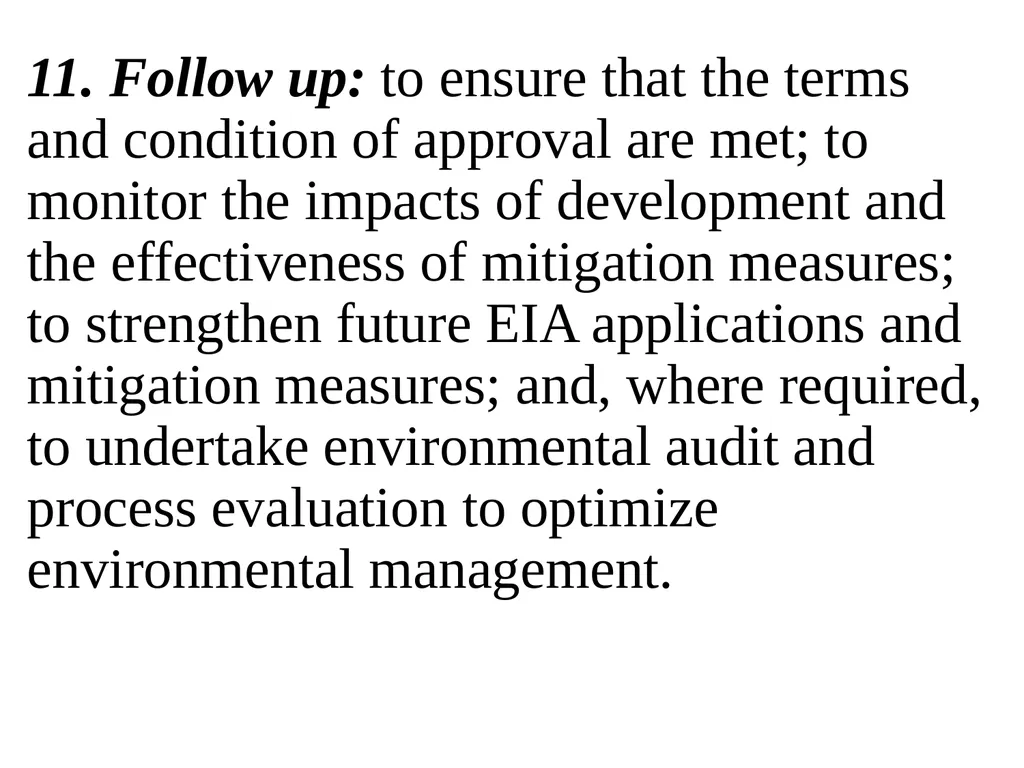 Environmental Impact Assessment Course Code: GeES - slide 97 of 210