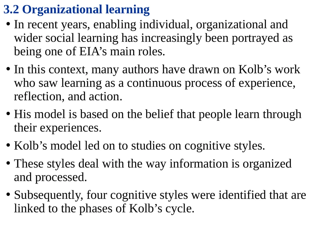 Environmental Impact Assessment Course Code: GeES - slide 164 of 210