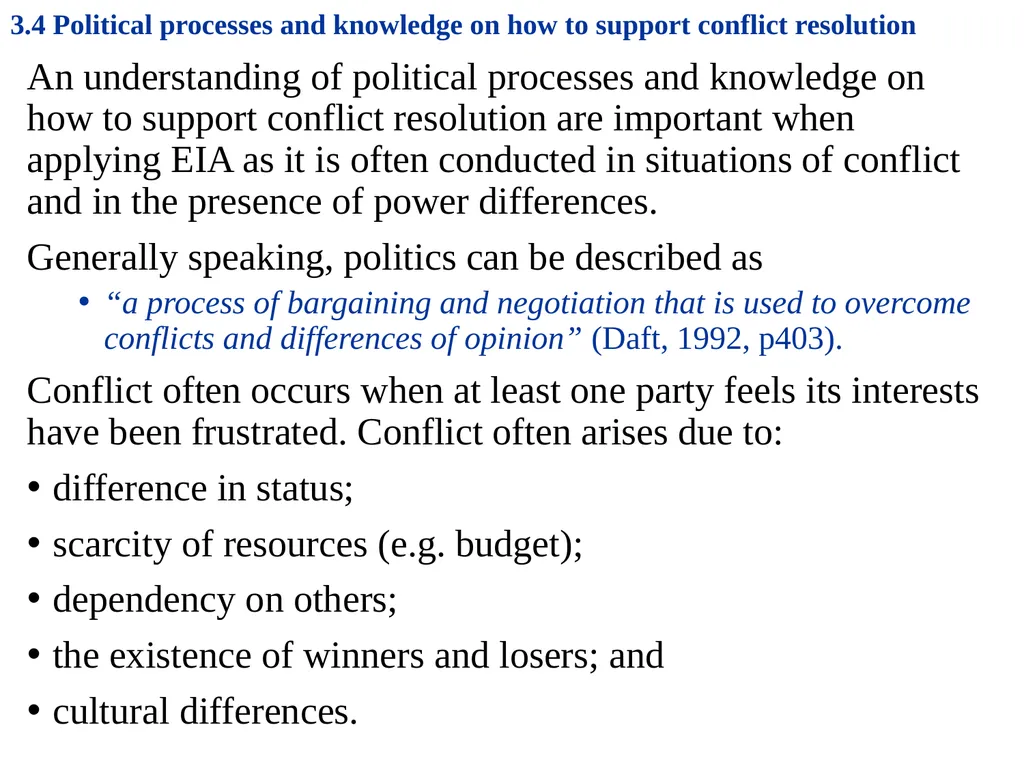 Environmental Impact Assessment Course Code: GeES - slide 167 of 210