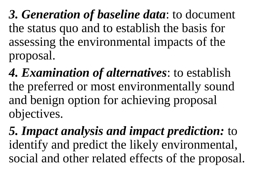 Environmental Impact Assessment Course Code: GeES - slide 94 of 210