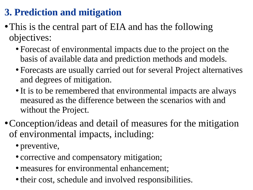 Environmental Impact Assessment Course Code: GeES - slide 189 of 210