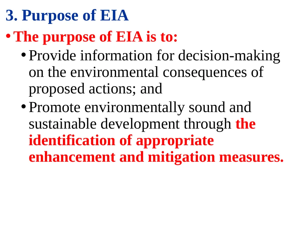 Environmental Impact Assessment Course Code: GeES - slide 14 of 210