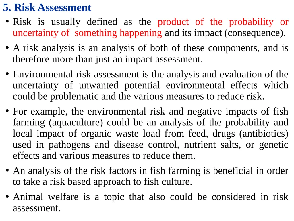 Environmental Impact Assessment Course Code: GeES - slide 43 of 210
