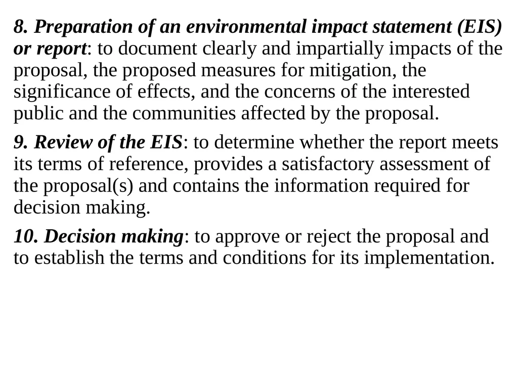 Environmental Impact Assessment Course Code: GeES - slide 96 of 210