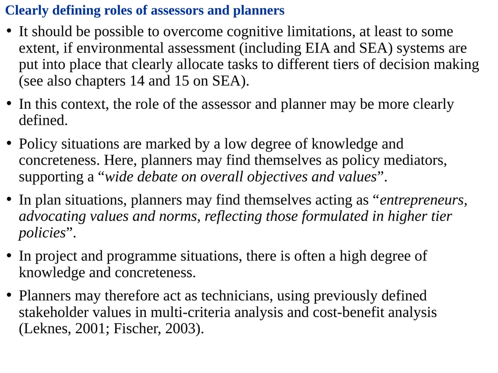 Environmental Impact Assessment Course Code: GeES - slide 104 of 210
