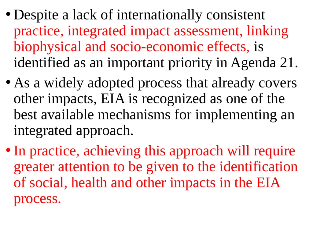 Environmental Impact Assessment Course Code: GeES - slide 37 of 210