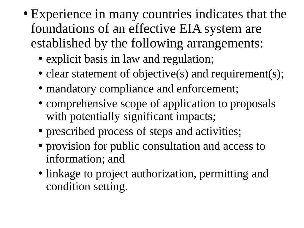 Environmental Impact Assessment Course Code: GeES - slide 125 of 210