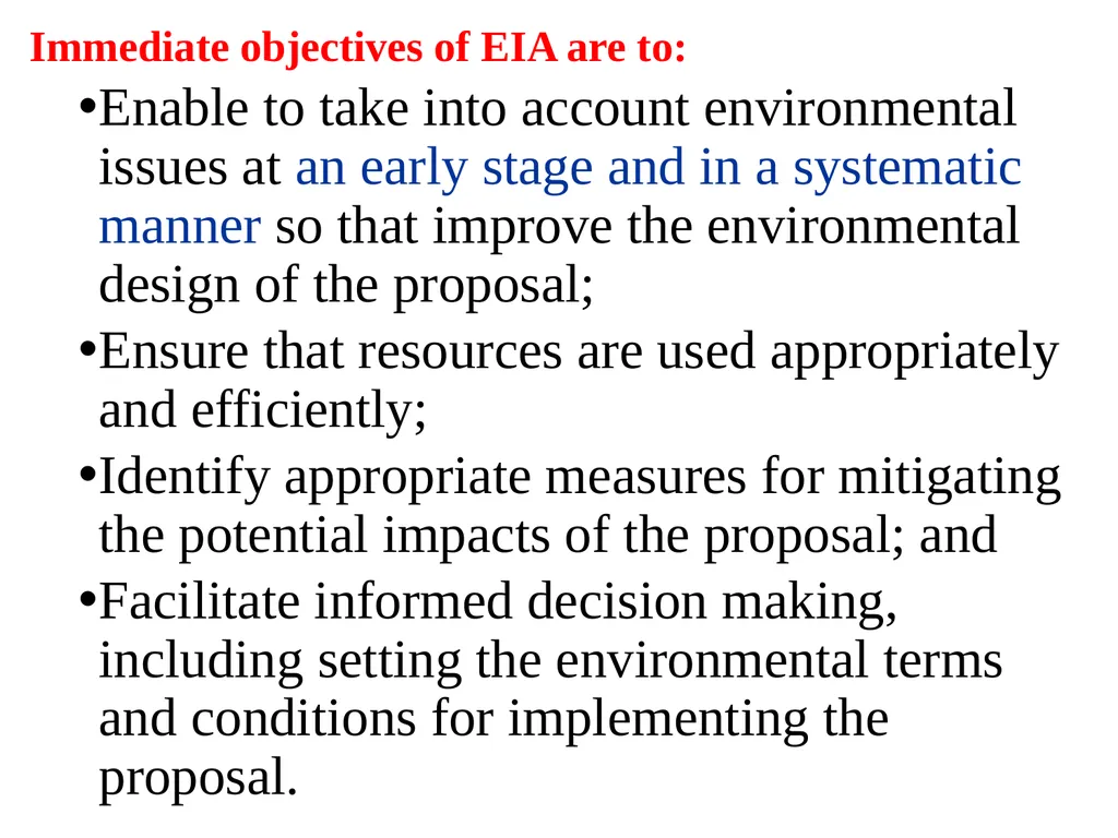 Environmental Impact Assessment Course Code: GeES - slide 19 of 210