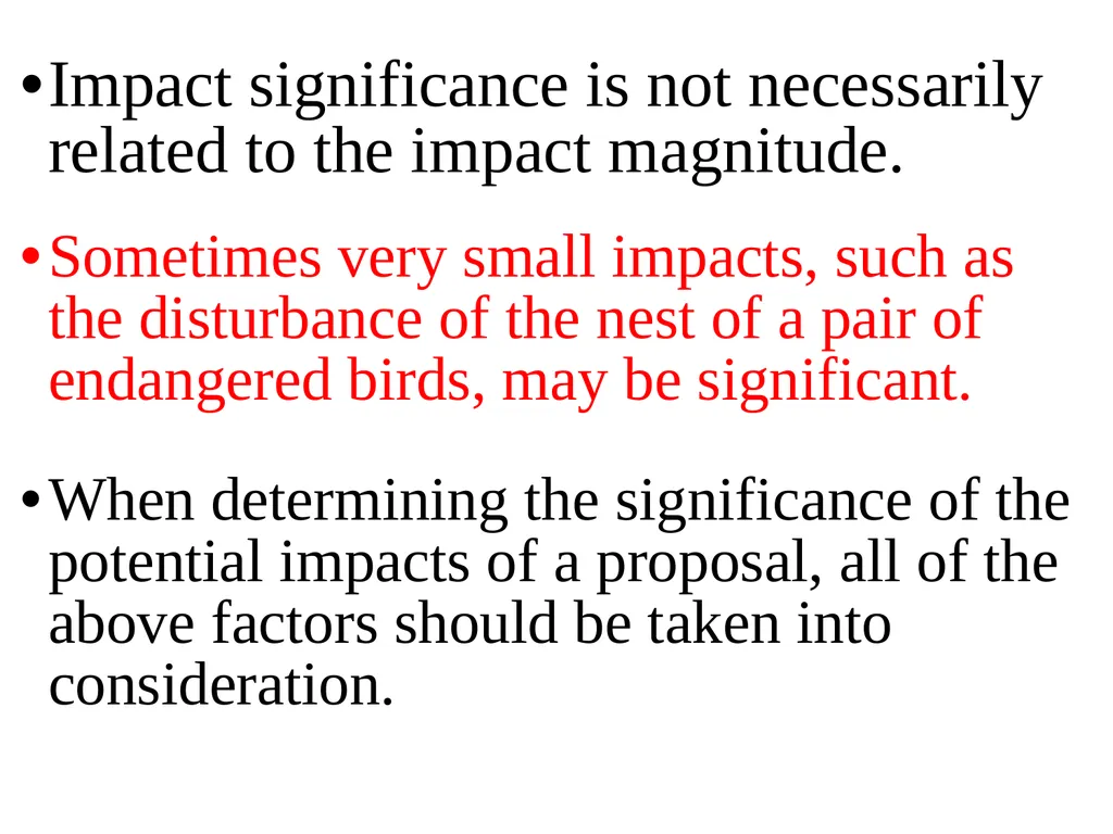 Environmental Impact Assessment Course Code: GeES - slide 34 of 210