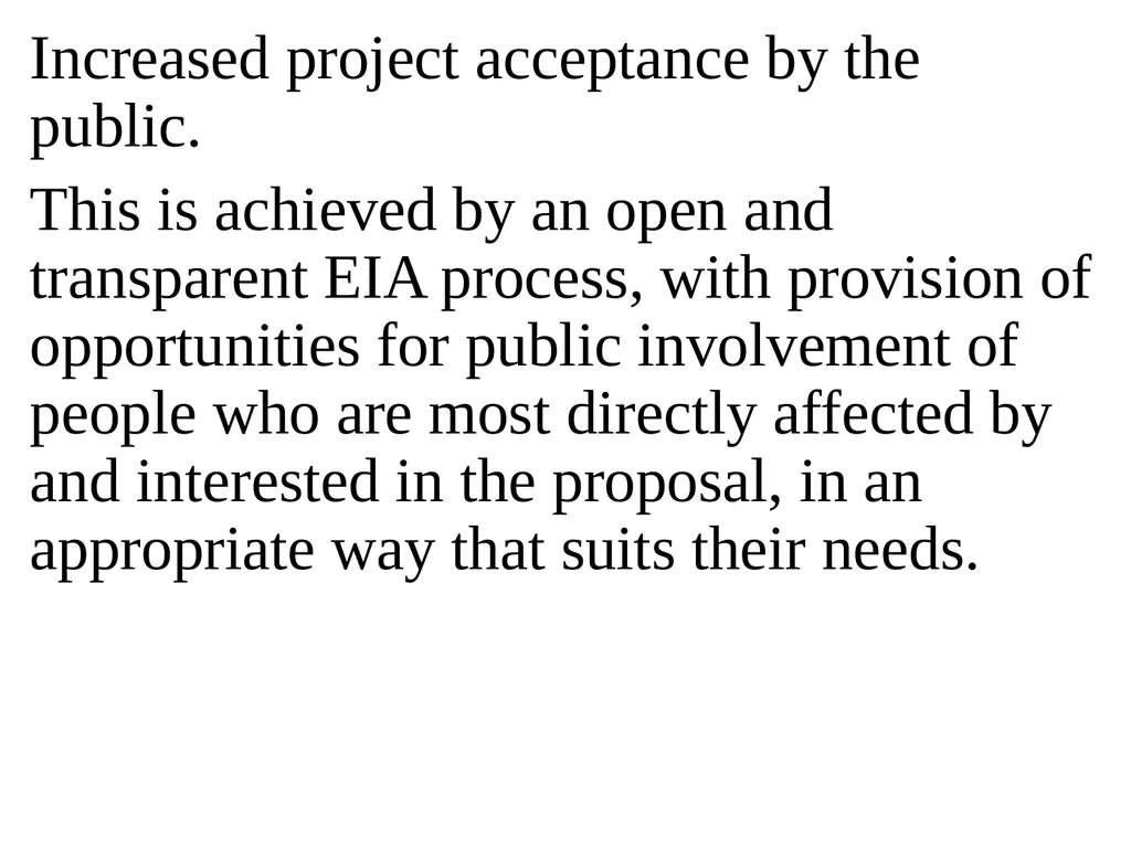 Environmental Impact Assessment Course Code: GeES - slide 73 of 210
