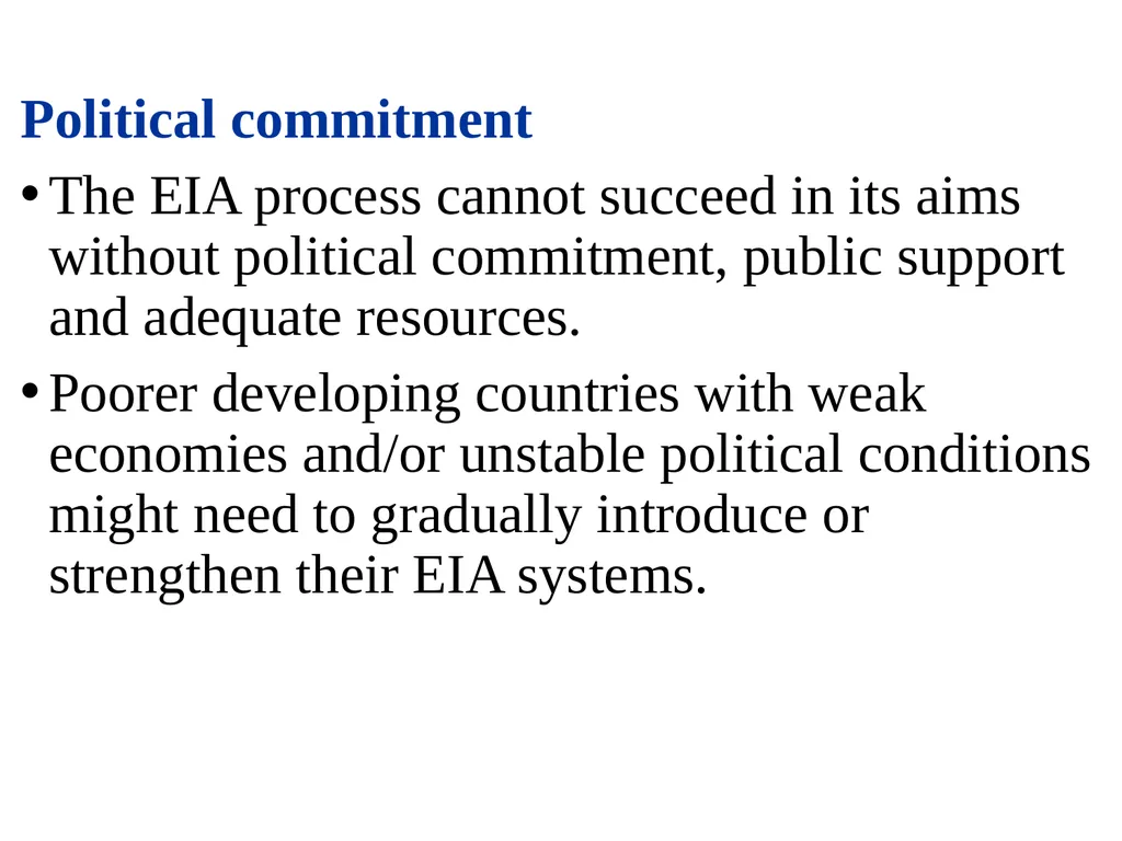 Environmental Impact Assessment Course Code: GeES - slide 132 of 210