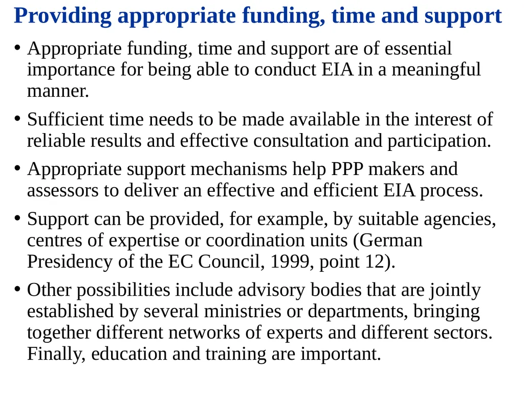 Environmental Impact Assessment Course Code: GeES - slide 107 of 210