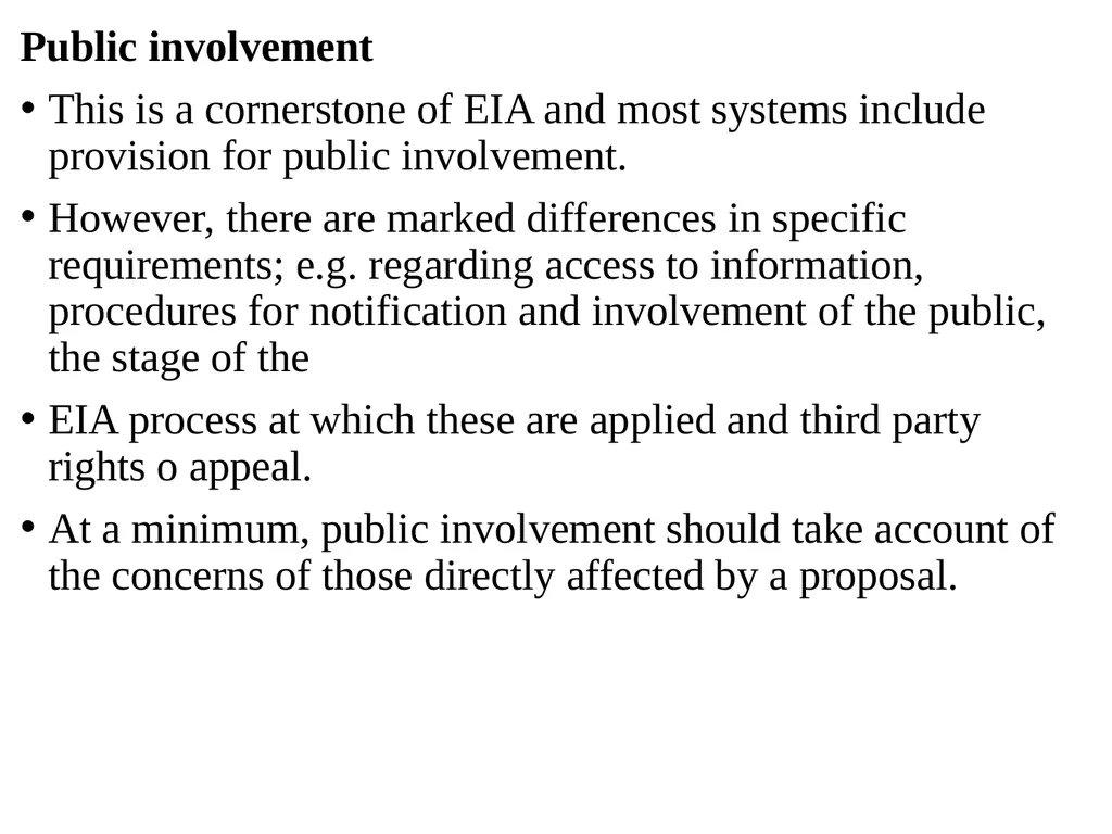 Environmental Impact Assessment Course Code: GeES - slide 62 of 210