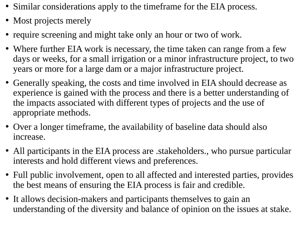 Environmental Impact Assessment Course Code: GeES - slide 76 of 210