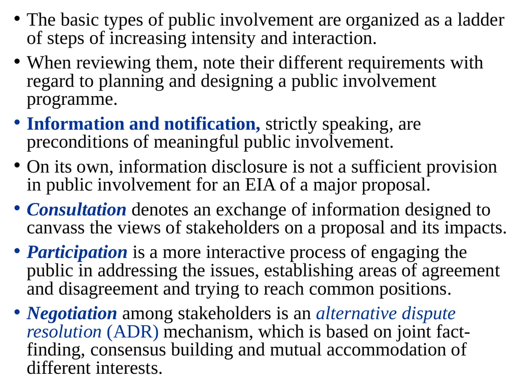 Environmental Impact Assessment Course Code: GeES - slide 147 of 210