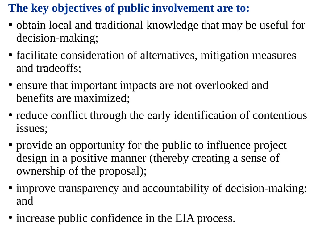 Environmental Impact Assessment Course Code: GeES - slide 146 of 210
