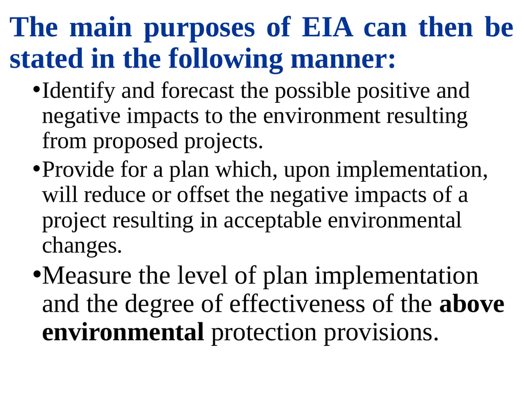 Environmental Impact Assessment Course Code: GeES - slide 17 of 210