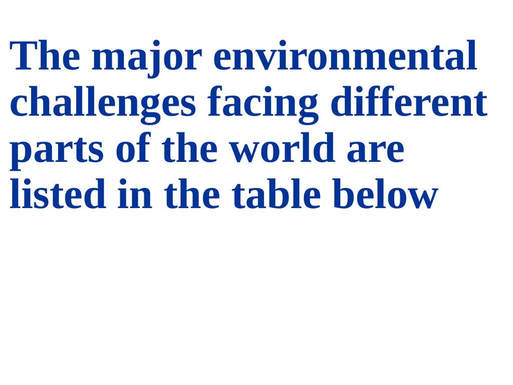 Environmental Impact Assessment Course Code: GeES - slide 29 of 210