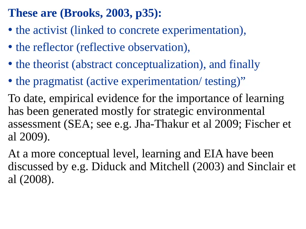 Environmental Impact Assessment Course Code: GeES - slide 165 of 210