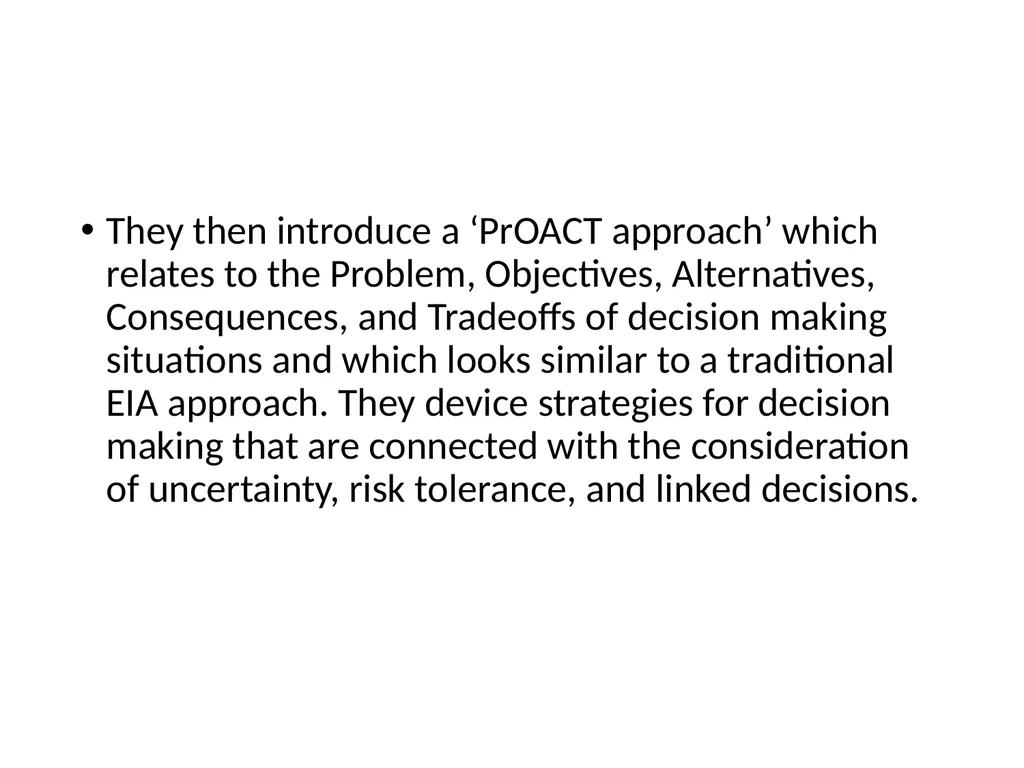 Environmental Impact Assessment Course Code: GeES - slide 182 of 210