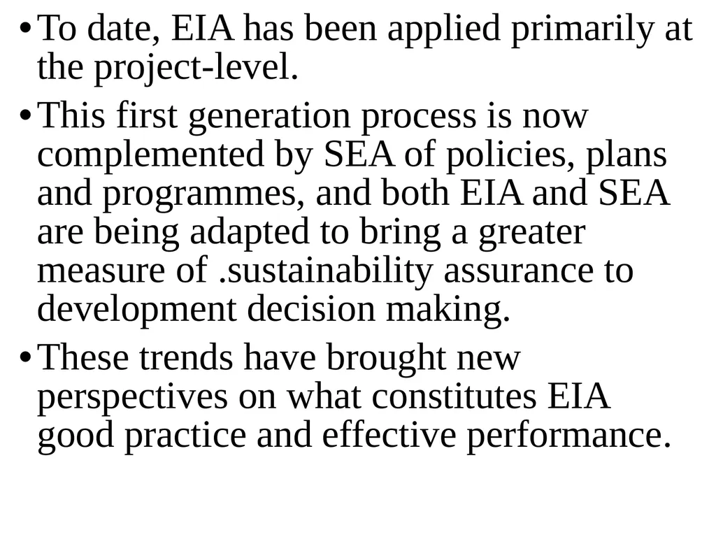 Environmental Impact Assessment Course Code: GeES - slide 50 of 210