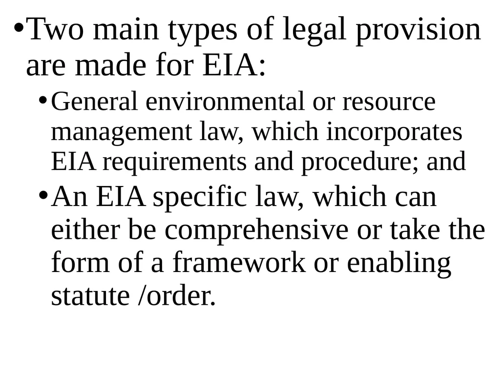 Environmental Impact Assessment Course Code: GeES - slide 115 of 210