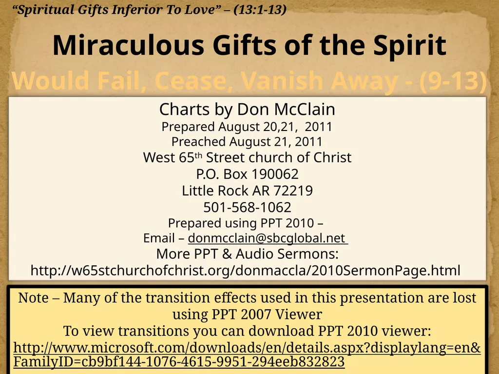 1 Corinthians 13:1-13 "Now Concerning"—Reply To - slide 49 of 52