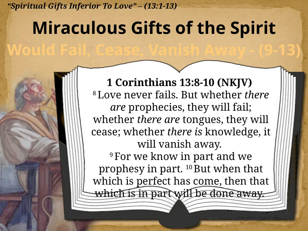 1 Corinthians 13:1-13 "Now Concerning"—Reply To - slide 27 of 52