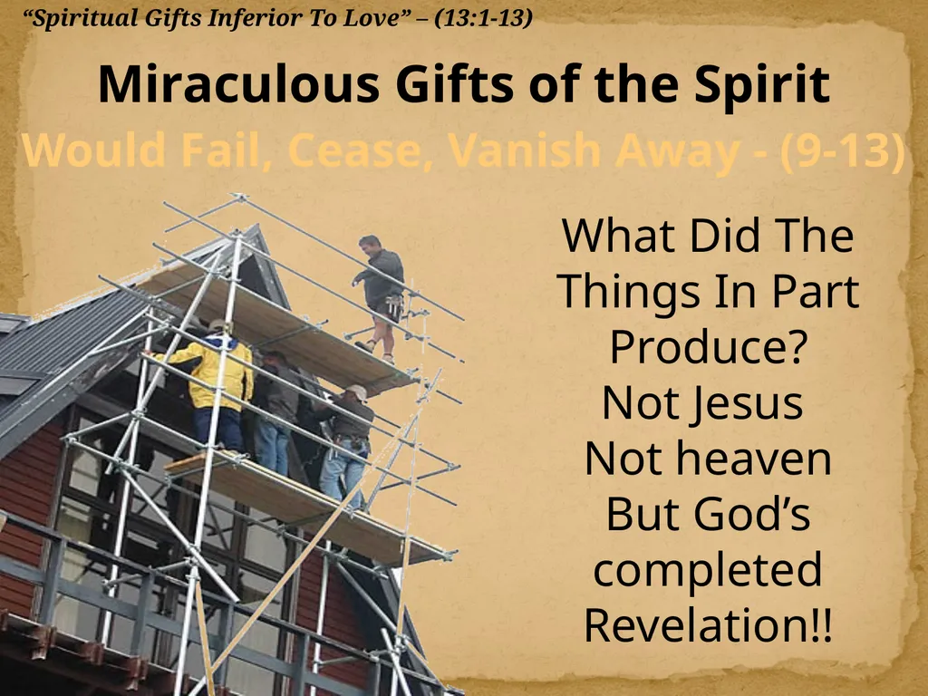 1 Corinthians 13:1-13 "Now Concerning"—Reply To - slide 32 of 52