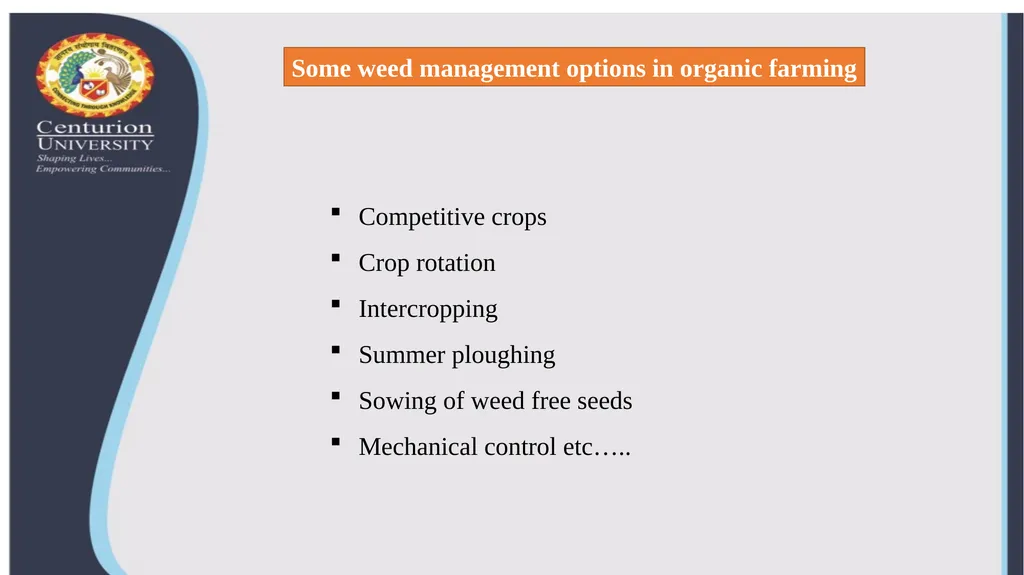 Center for Smart Agriculture Organic Farming - slide 5 of 7