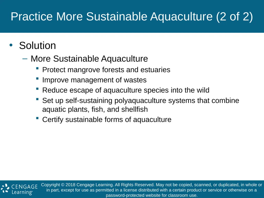 Living in the Environment 19 Edition Chapter 12 - slide 70 of 82