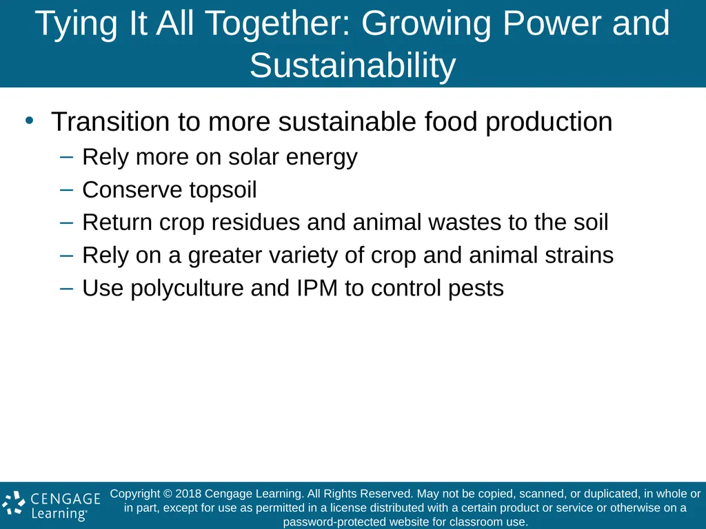 Living in the Environment 19 Edition Chapter 12 - slide 82 of 82