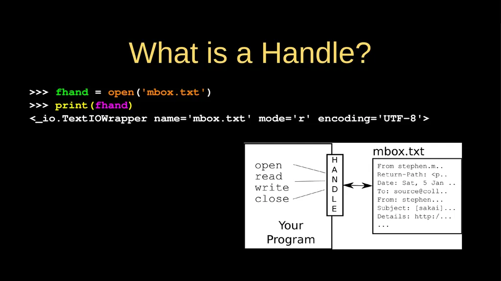 Reading Files Chapter 7 Python for Everybody - slide 6 of 24