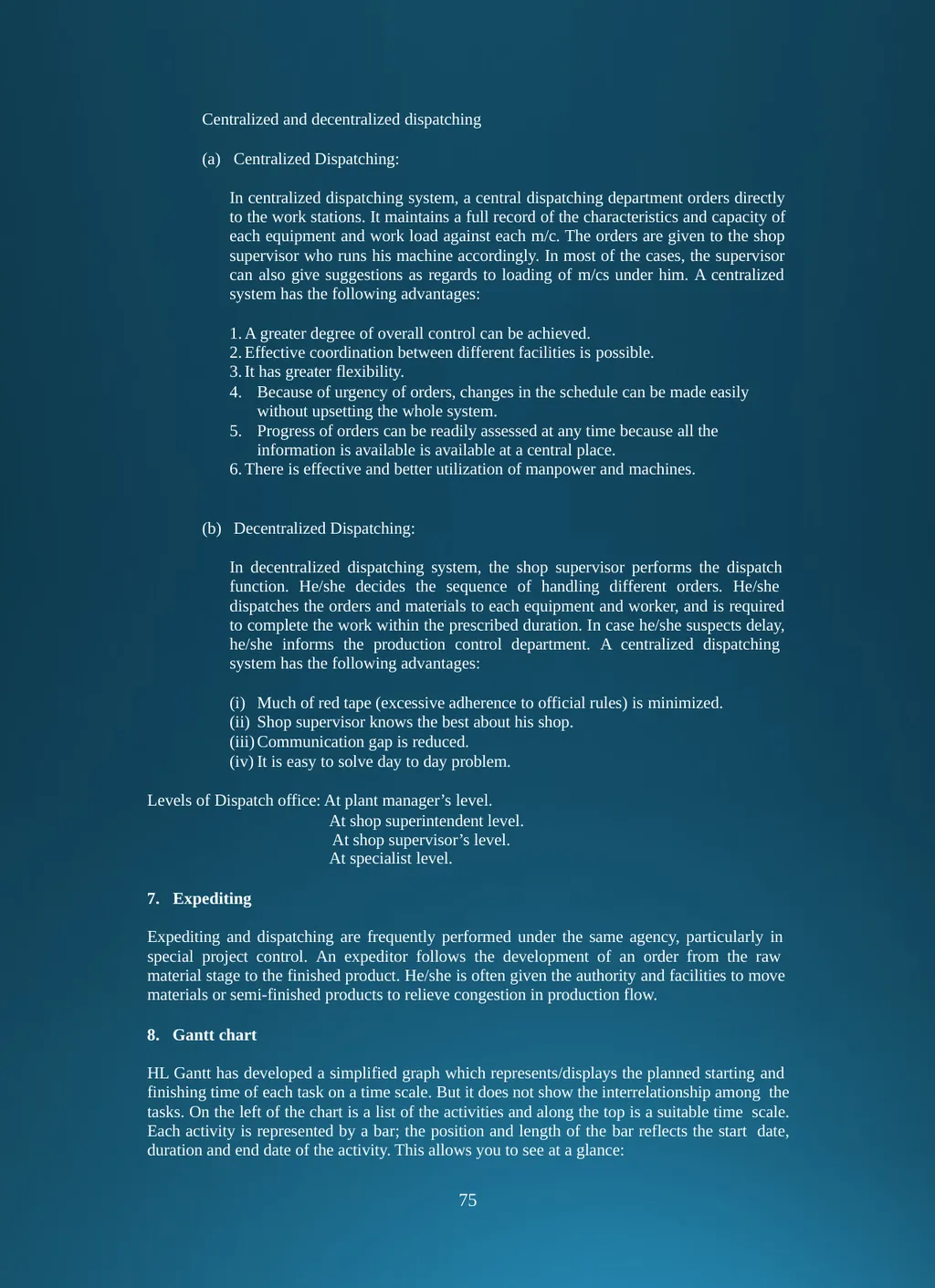 Production and Operation Management . CHAPTER-I - slide 76 of 95
