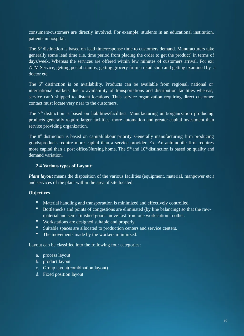Production and Operation Management . CHAPTER-I - slide 11 of 95