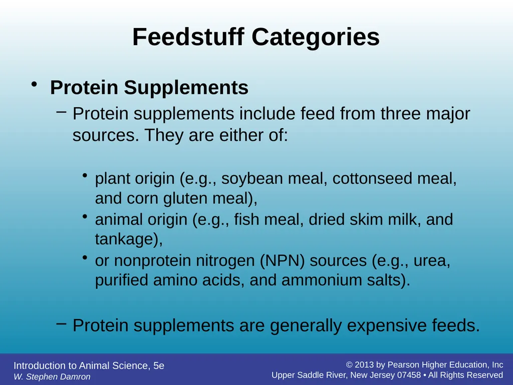 Feedstuffs Classification Chapter 7 W. Stephen - slide 23 of 35