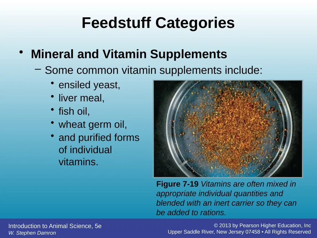 Feedstuffs Classification Chapter 7 W. Stephen - slide 32 of 35