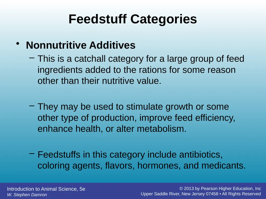 Feedstuffs Classification Chapter 7 W. Stephen - slide 34 of 35